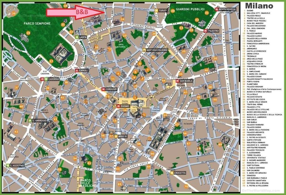 Taxi No-need - Metro, Train Station, Nightlife And Restaurants Mailand